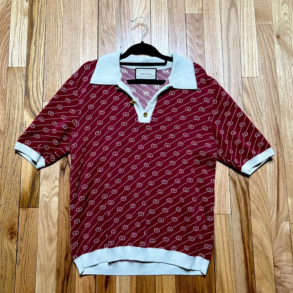 Vintage Authentic Gucci Men Shirt. Size Small